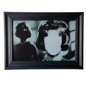 Creepy woman horror Halloween home decor dark Gothic oddity paranormal